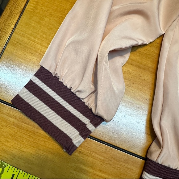 Zara Blush Top with Burgundy Accents - Picture 2 of 7